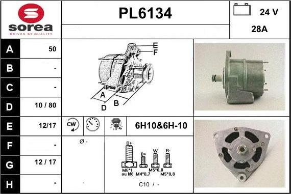 Sera PL6134 - Генератор autocars.com.ua