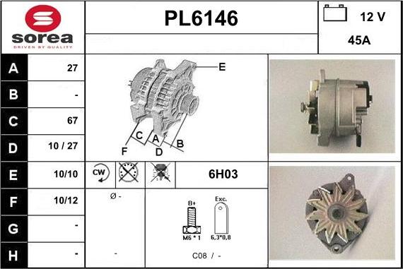 Sera PL6146 - Генератор autodnr.net