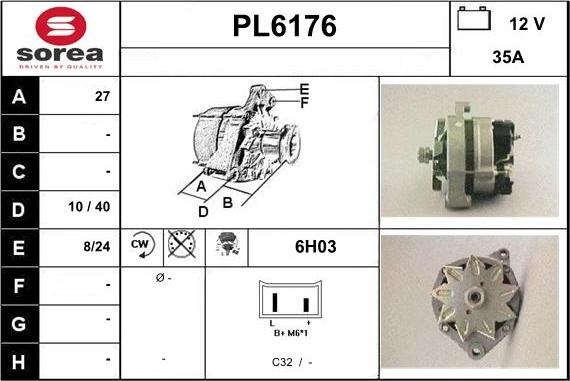 Sera PL6176 - Генератор autocars.com.ua