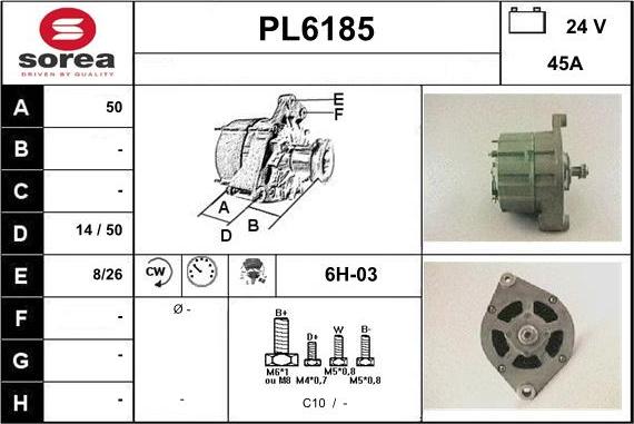 Sera PL6185 - Генератор autocars.com.ua