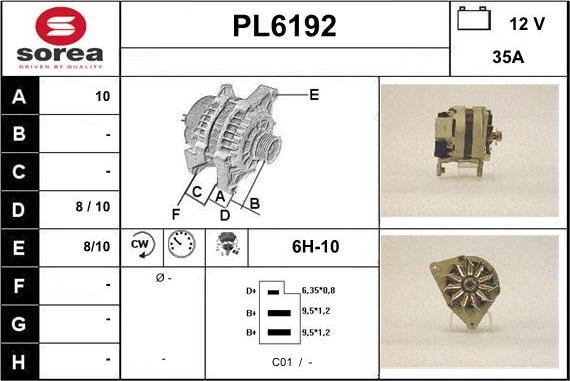 Sera PL6192 - Генератор autocars.com.ua