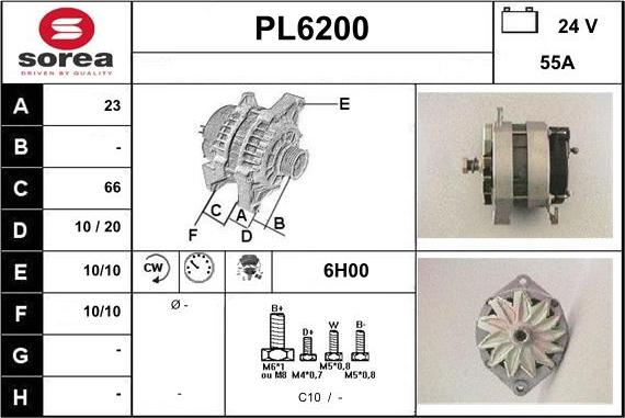 Sera PL6200 - Генератор autocars.com.ua