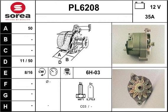 Sera PL6208 - Генератор autodnr.net