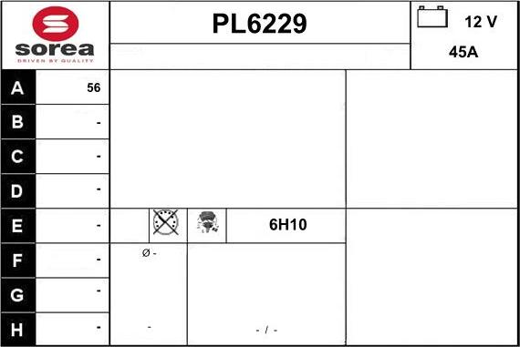 Sera PL6229 - Генератор autodnr.net