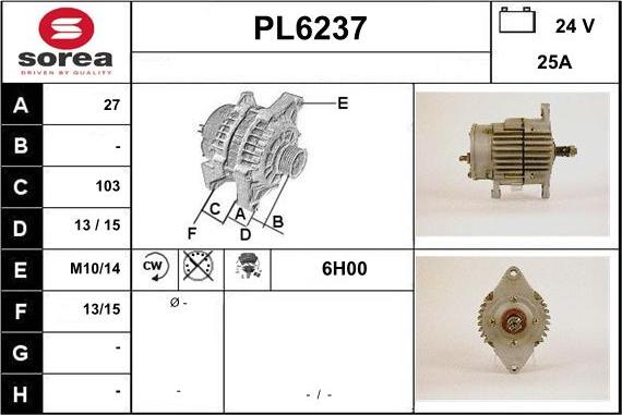 Sera PL6237 - Генератор autodnr.net