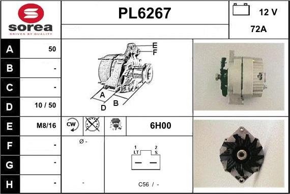 Sera PL6267 - Генератор autodnr.net