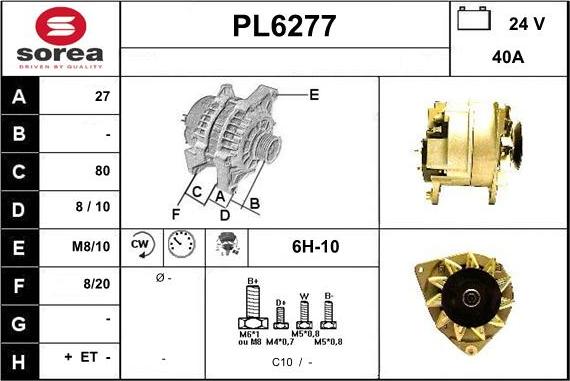 Sera PL6277 - Генератор autodnr.net