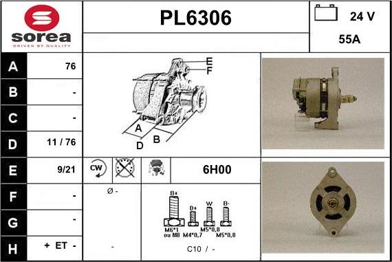 Sera PL6306 - Генератор autodnr.net