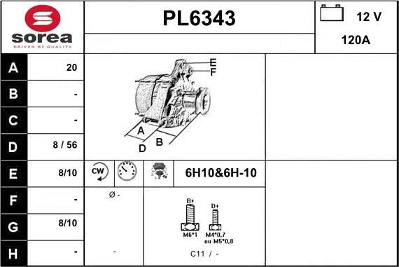 Sera PL6343 - Генератор autodnr.net