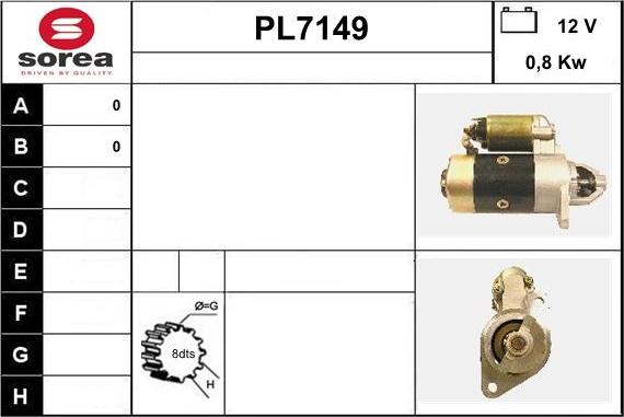 Sera PL7149 - Стартер autodnr.net