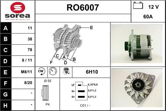 Sera RO6007 - Генератор autodnr.net