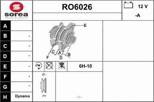 Sera RO6026 - Генератор autocars.com.ua