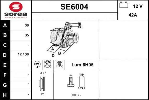 Sera SE6004 - Генератор autocars.com.ua