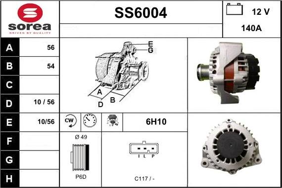 Sera SS6004 - Генератор autocars.com.ua