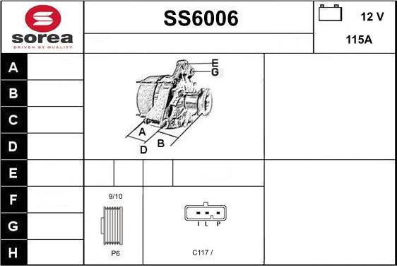 Sera SS6006 - Генератор autocars.com.ua