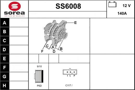 Sera SS6008 - Генератор autocars.com.ua