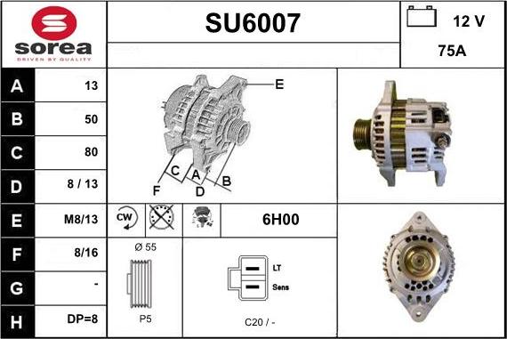 Sera SU6007 - Генератор autocars.com.ua