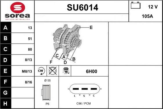 Sera SU6014 - Генератор autocars.com.ua