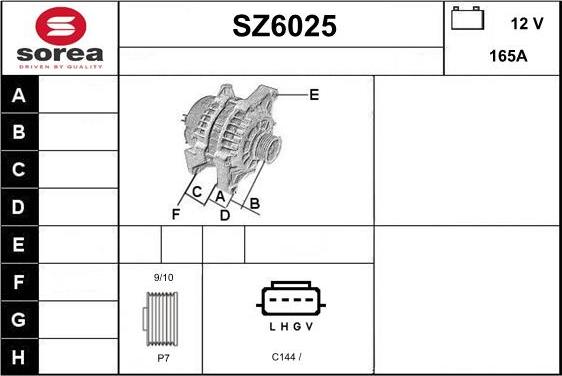 Sera SZ6025 - Генератор autocars.com.ua