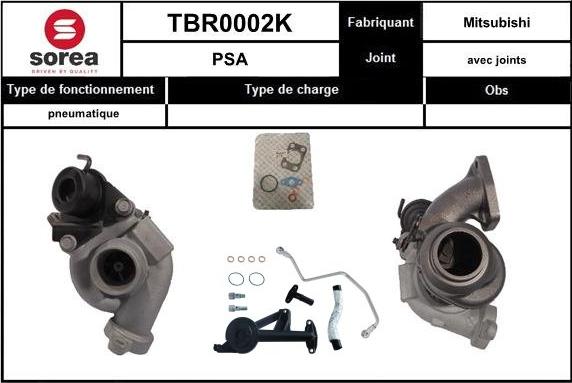 Sera TBR0002K - Компресор, наддув autocars.com.ua