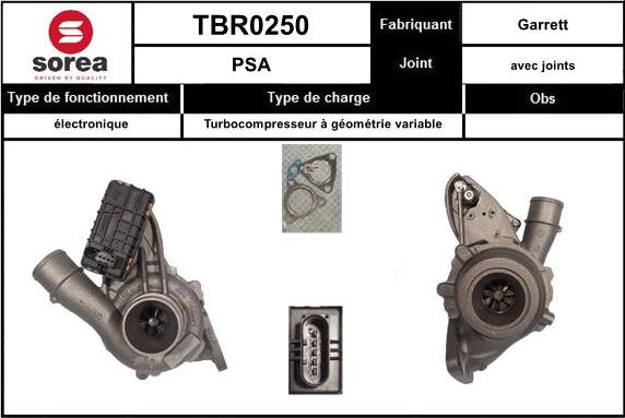 Sera TBR0250 - Турбина, компрессор autodnr.net