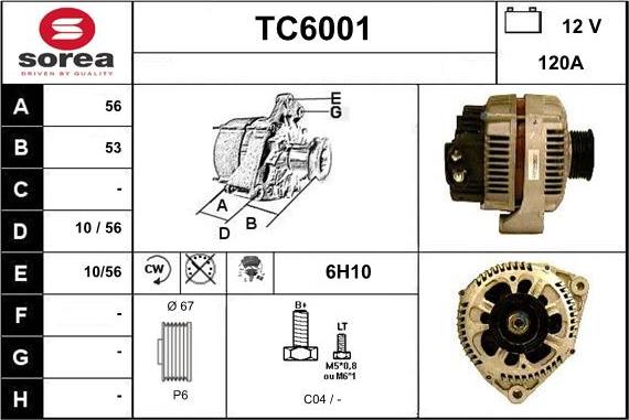 Sera TC6001 - Генератор autocars.com.ua