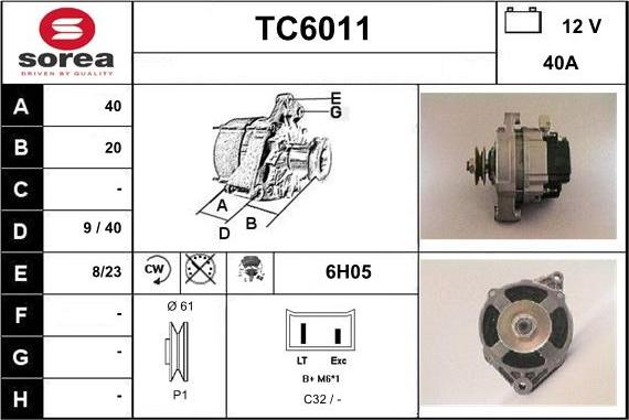 Sera TC6011 - Генератор autocars.com.ua