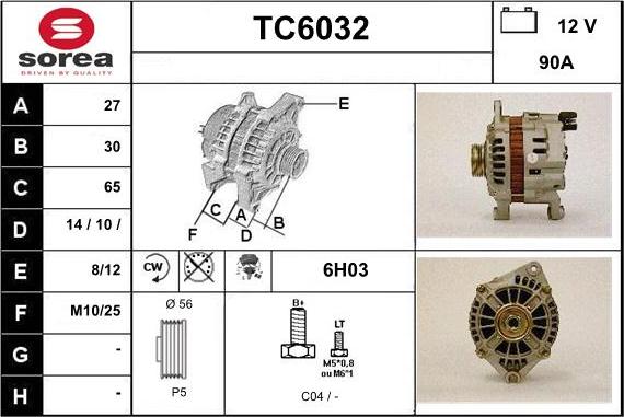 Sera TC6032 - Генератор autocars.com.ua