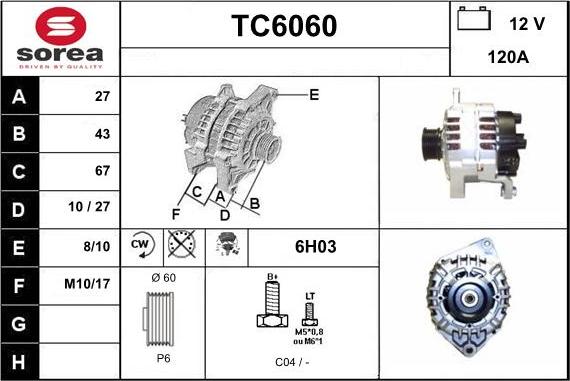 Sera TC6060 - Генератор autocars.com.ua