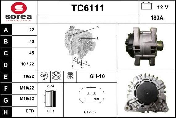 Sera TC6111 - Генератор autocars.com.ua