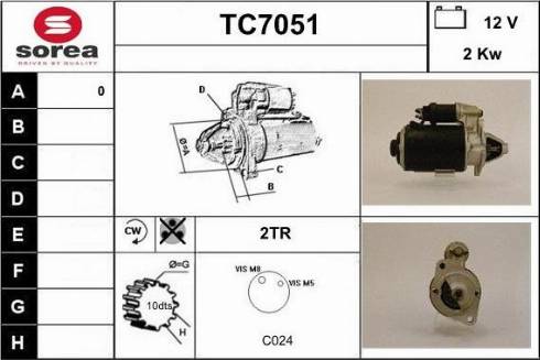 Sera TC7051 - Стартер autocars.com.ua