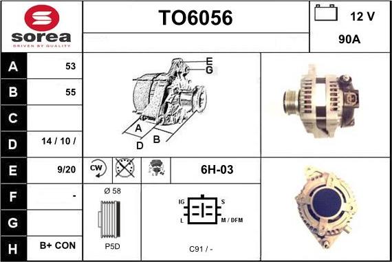 Sera TO6056 - Генератор autodnr.net