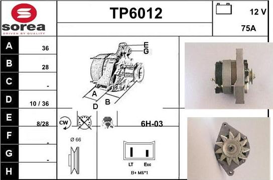 Sera TP6012 - Генератор autocars.com.ua