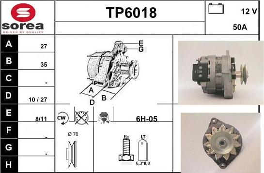 Sera TP6018 - Генератор autocars.com.ua