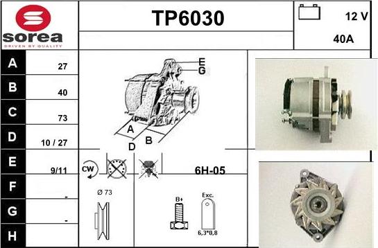 Sera TP6030 - Генератор autocars.com.ua