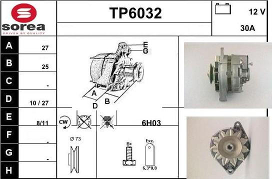 Sera TP6032 - Генератор autocars.com.ua