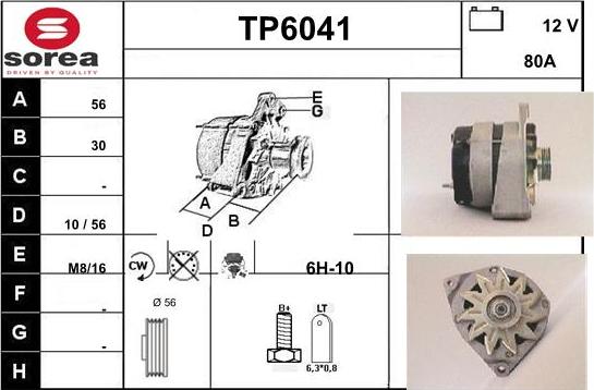 Sera TP6041 - Генератор autocars.com.ua