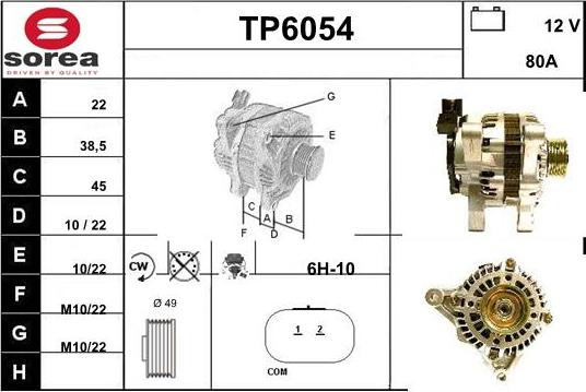 Sera TP6054 - Генератор autocars.com.ua