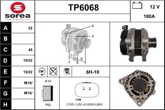 Sera TP6068 - Генератор autocars.com.ua