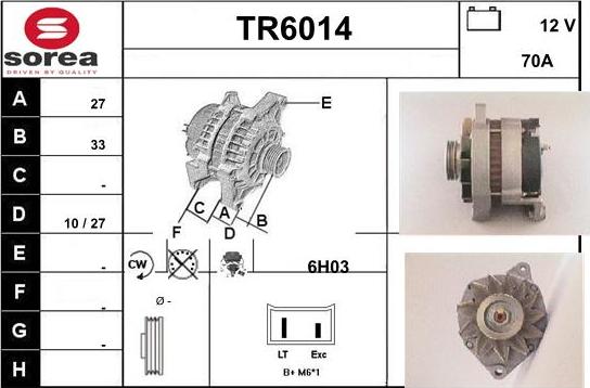 Sera TR6014 - Генератор autocars.com.ua