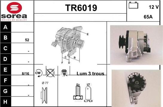 Sera TR6019 - Генератор autodnr.net