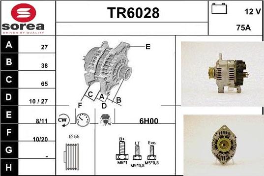 Sera TR6028 - Генератор autocars.com.ua