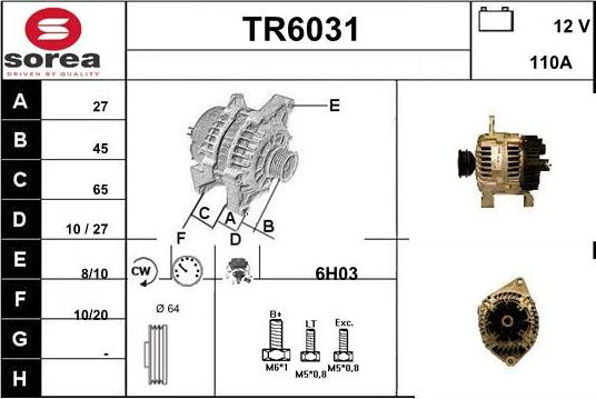 Sera TR6031 - Генератор autocars.com.ua