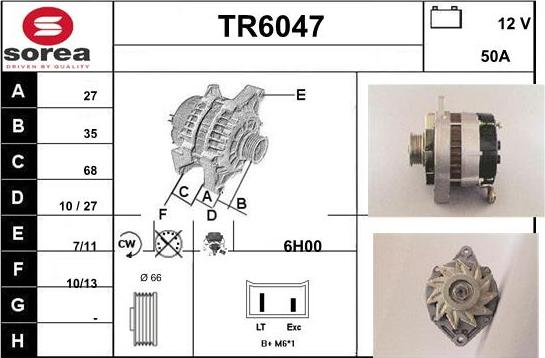 Sera TR6047 - Генератор autocars.com.ua