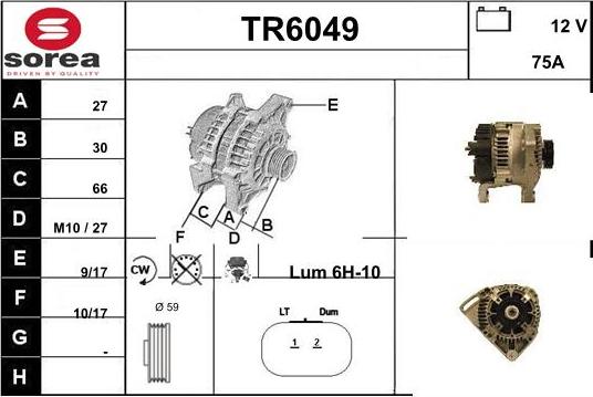 Sera TR6049 - Генератор autocars.com.ua