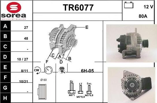 Sera TR6077 - Генератор autocars.com.ua