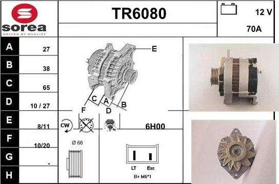 Sera TR6080 - Генератор autocars.com.ua