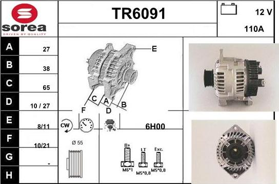 Sera TR6091 - Генератор autocars.com.ua