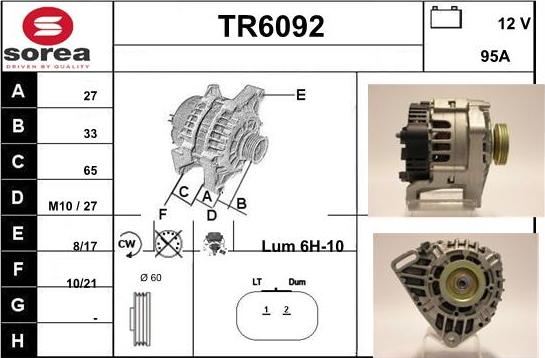 Sera TR6092 - Генератор autocars.com.ua