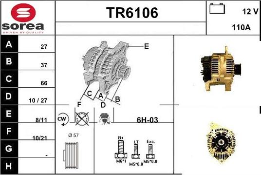 Sera TR6106 - Генератор autocars.com.ua